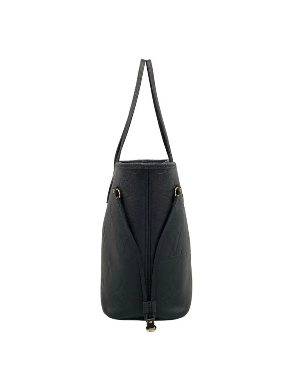 Louis Vuitton Tote Bag Monogram Empreinte Neverfull MM Noir Leather Cowhide